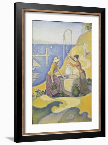 Women at the Well (Femmes Au Puit)-Paul Signac-Framed Giclee Print