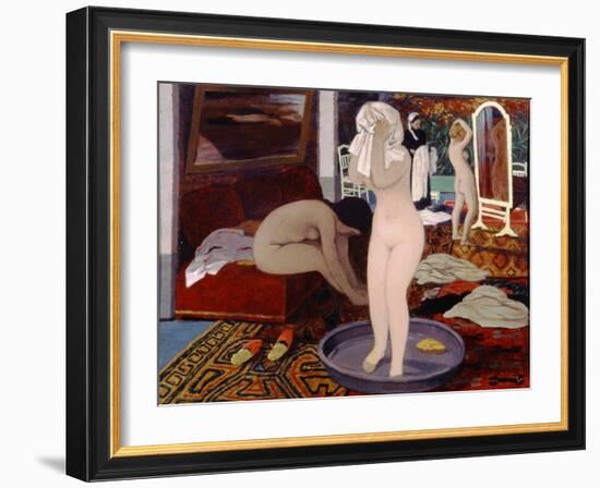 Women at their Toilet, 1897-Félix Vallotton-Framed Giclee Print