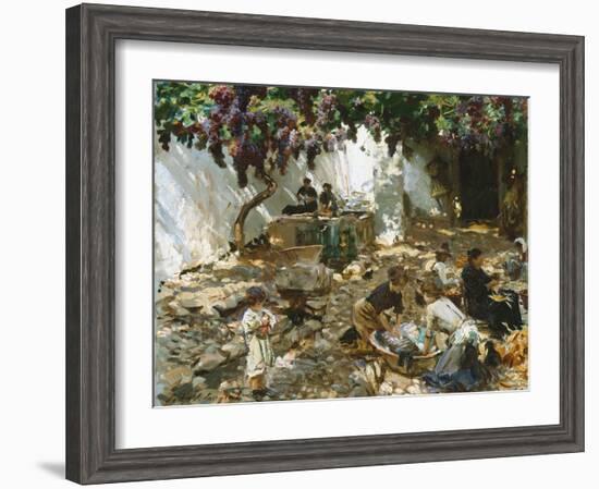 Women at Work-John Singer Sargent-Framed Giclee Print