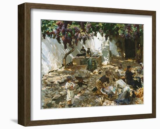 Women at Work-John Singer Sargent-Framed Giclee Print