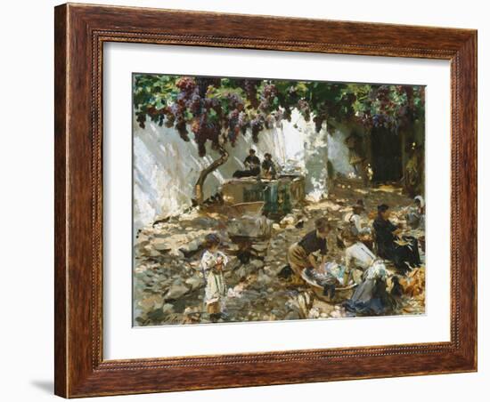 Women at Work-John Singer Sargent-Framed Giclee Print