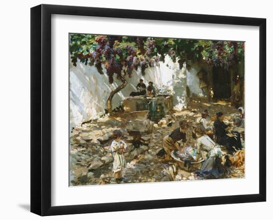 Women at Work-John Singer Sargent-Framed Giclee Print