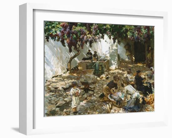 Women at Work-John Singer Sargent-Framed Giclee Print