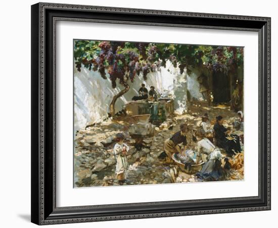 Women at Work-John Singer Sargent-Framed Giclee Print