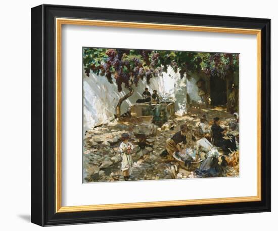 Women at Work-John Singer Sargent-Framed Giclee Print