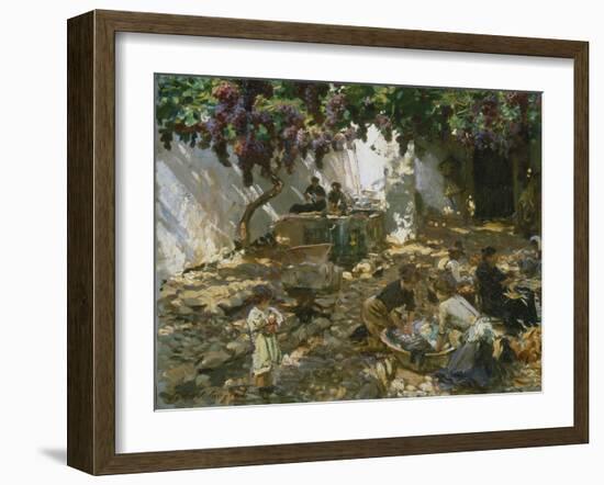 Women at Work-John Singer Sargent-Framed Giclee Print