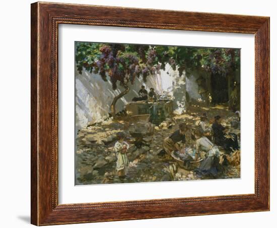 Women at Work-John Singer Sargent-Framed Giclee Print