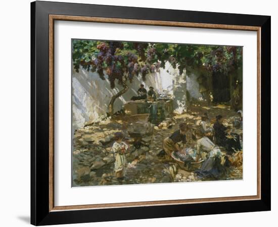 Women at Work-John Singer Sargent-Framed Giclee Print