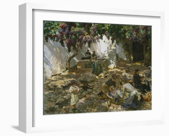 Women at Work-John Singer Sargent-Framed Giclee Print