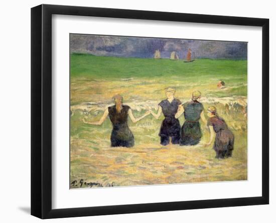 Women Bathing, 1885-Paul Gauguin-Framed Giclee Print