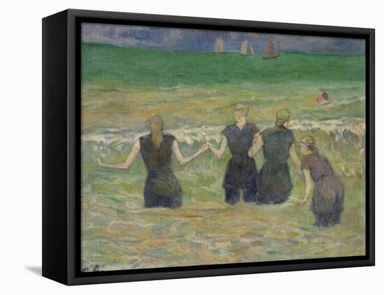 Women Bathing-Paul Gauguin-Framed Premier Image Canvas