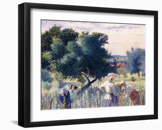 Women Binding Vines, 1890-Henri Edmond Cross-Framed Giclee Print