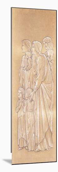 Women Bringing Children to Christ-Edward Burne-Jones-Mounted Giclee Print