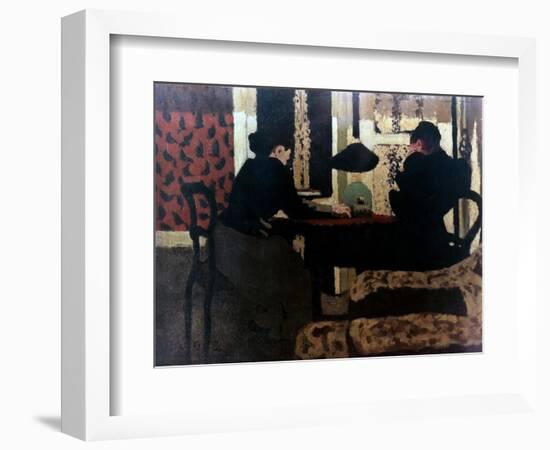 Women by Lamplight, 1892-Edouard Vuillard-Framed Giclee Print