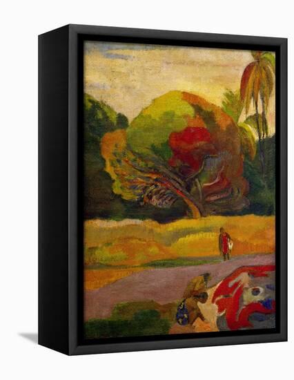 Women by the River, 1892-Paul Gauguin-Framed Premier Image Canvas