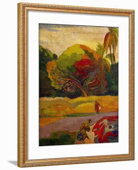 Women by the River, 1892-Paul Gauguin-Framed Giclee Print