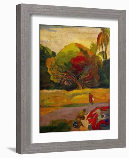 Women by the River, 1892-Paul Gauguin-Framed Giclee Print