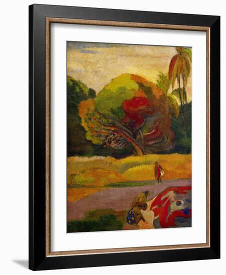 Women by the River, 1892-Paul Gauguin-Framed Giclee Print