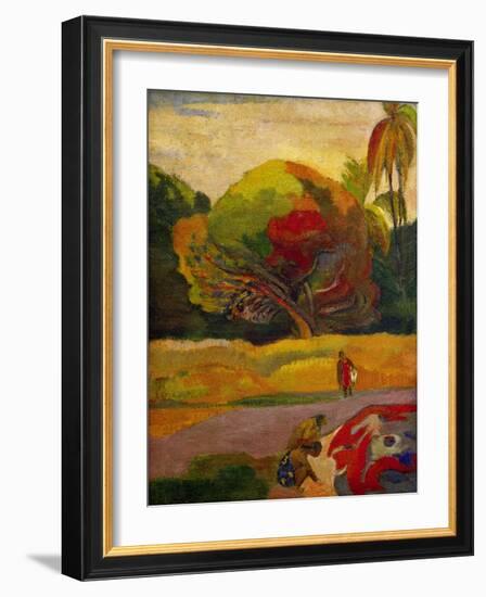 Women by the River, 1892-Paul Gauguin-Framed Giclee Print