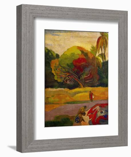 Women by the River, 1892-Paul Gauguin-Framed Giclee Print