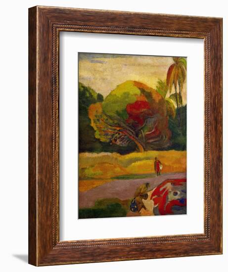 Women by the River, 1892-Paul Gauguin-Framed Giclee Print