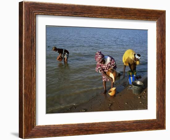 Women by the River Niger, Segou, Mali, Africa-Bruno Morandi-Framed Photographic Print