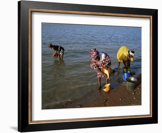 Women by the River Niger, Segou, Mali, Africa-Bruno Morandi-Framed Photographic Print