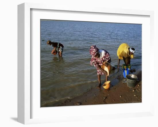 Women by the River Niger, Segou, Mali, Africa-Bruno Morandi-Framed Photographic Print