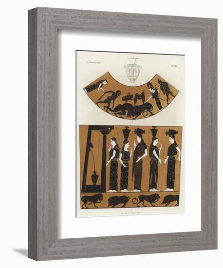 Women Carrying Hydria-null-Framed Giclee Print