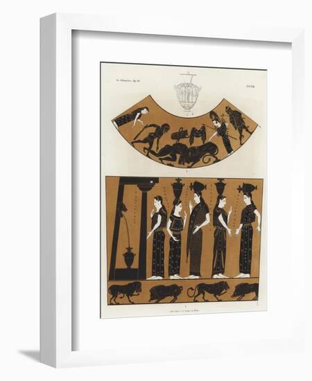 Women Carrying Hydria-null-Framed Giclee Print