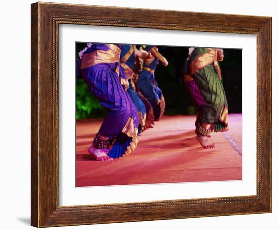 Women Dancers, Indian Traditional Dance Festival, Mamallapuram (Mahabalipuram), Tamil Nadu, Inda-Tuul-Framed Photographic Print