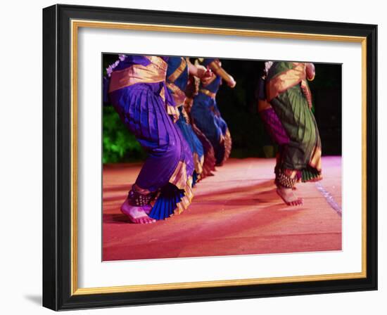 Women Dancers, Indian Traditional Dance Festival, Mamallapuram (Mahabalipuram), Tamil Nadu, Inda-Tuul-Framed Photographic Print