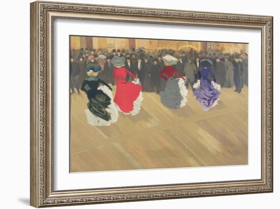 Women Dancing the Can-Can-Louis Abel-Truchet-Framed Giclee Print