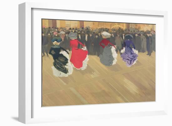 Women Dancing the Can-Can-Louis Abel-Truchet-Framed Giclee Print