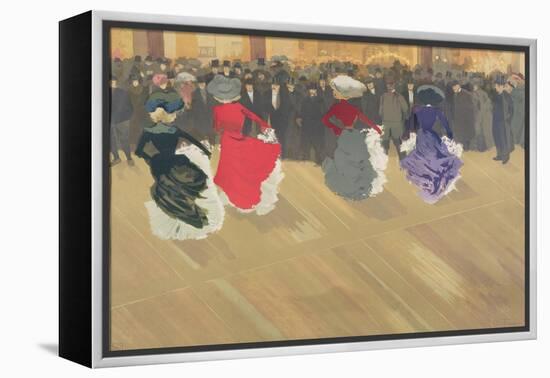 Women Dancing the Can-Can-Louis Abel-Truchet-Framed Premier Image Canvas