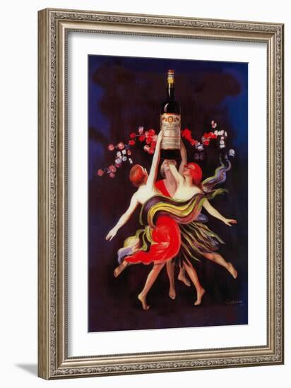 Women Dancing with Wine-Lantern Press-Framed Art Print