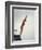 Women Diver Preparing to Jump Off the Platform, California, USA-Paul Sutton-Framed Photographic Print