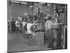 Women Drill Press Operators Working in a West Coast Airplane Factory. Circa 1942-Stocktrek Images-Mounted Photographic Print