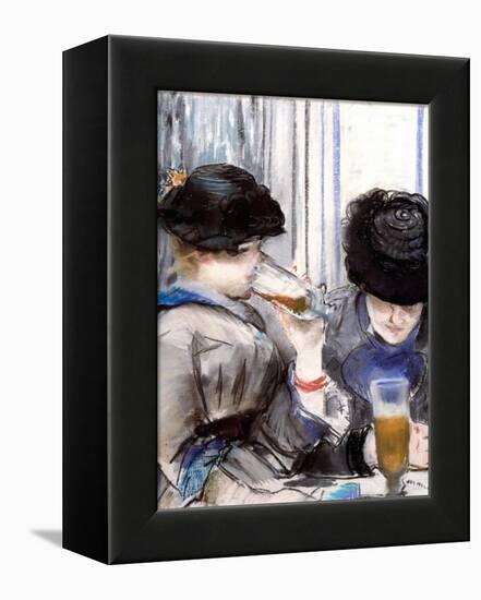 Women Drinking Beer, 1878-Edouard Manet-Framed Premier Image Canvas
