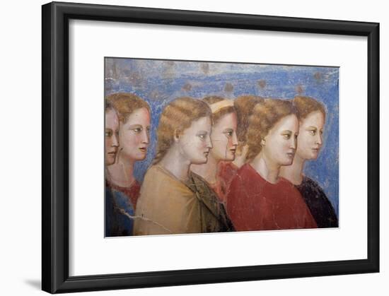 Women, Fresco cycle-Giotto di Bondone-Framed Art Print