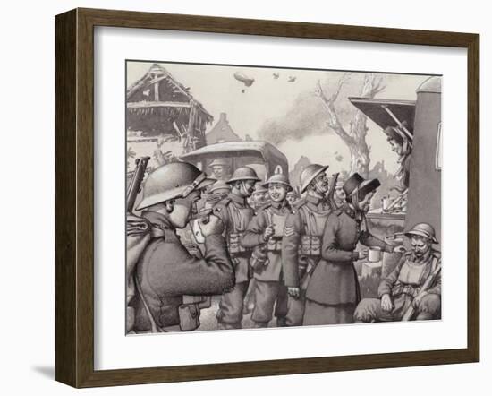 Women from the Salvation Army During the Great War-Pat Nicolle-Framed Giclee Print