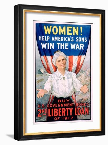 Women! Help America's Sons Win the War-R.H. Porteous-Framed Giclee Print