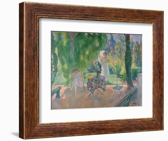 Women in a Garden, C. 1923-Henri Lebasque-Framed Giclee Print