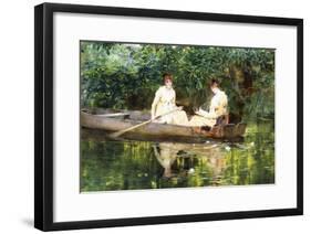 Women in a Rowboat-Francis Coates Jones-Framed Giclee Print