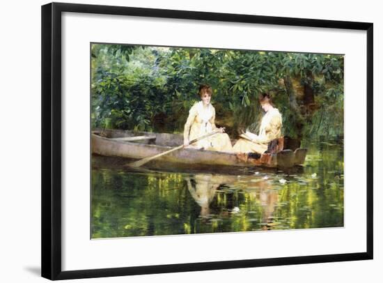 Women in a Rowboat-Francis Coates Jones-Framed Giclee Print