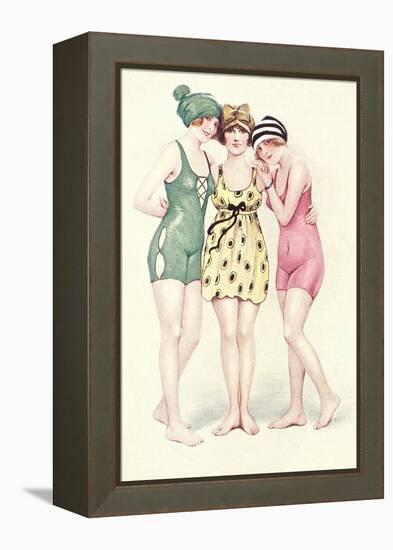 Women in Bathing Costumes-null-Framed Stretched Canvas