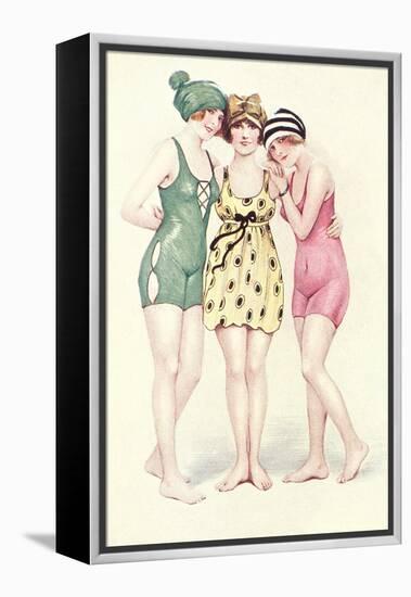 Women in Bathing Costumes-null-Framed Stretched Canvas