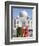 Women in Colourful Saris at the Taj Mahal, UNESCO World Heritage Site, Agra, Uttar Pradesh State, I-Gavin Hellier-Framed Photographic Print