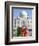 Women in Colourful Saris at the Taj Mahal, UNESCO World Heritage Site, Agra, Uttar Pradesh State, I-Gavin Hellier-Framed Photographic Print