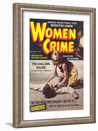 Women in Crime-null-Framed Art Print